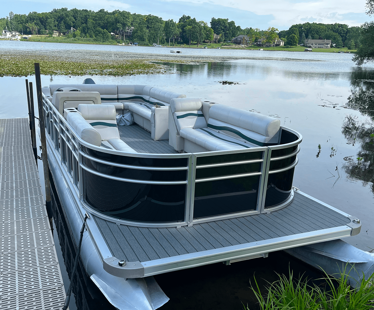 36" Premium Large Bow Radius Pontoon Seats
