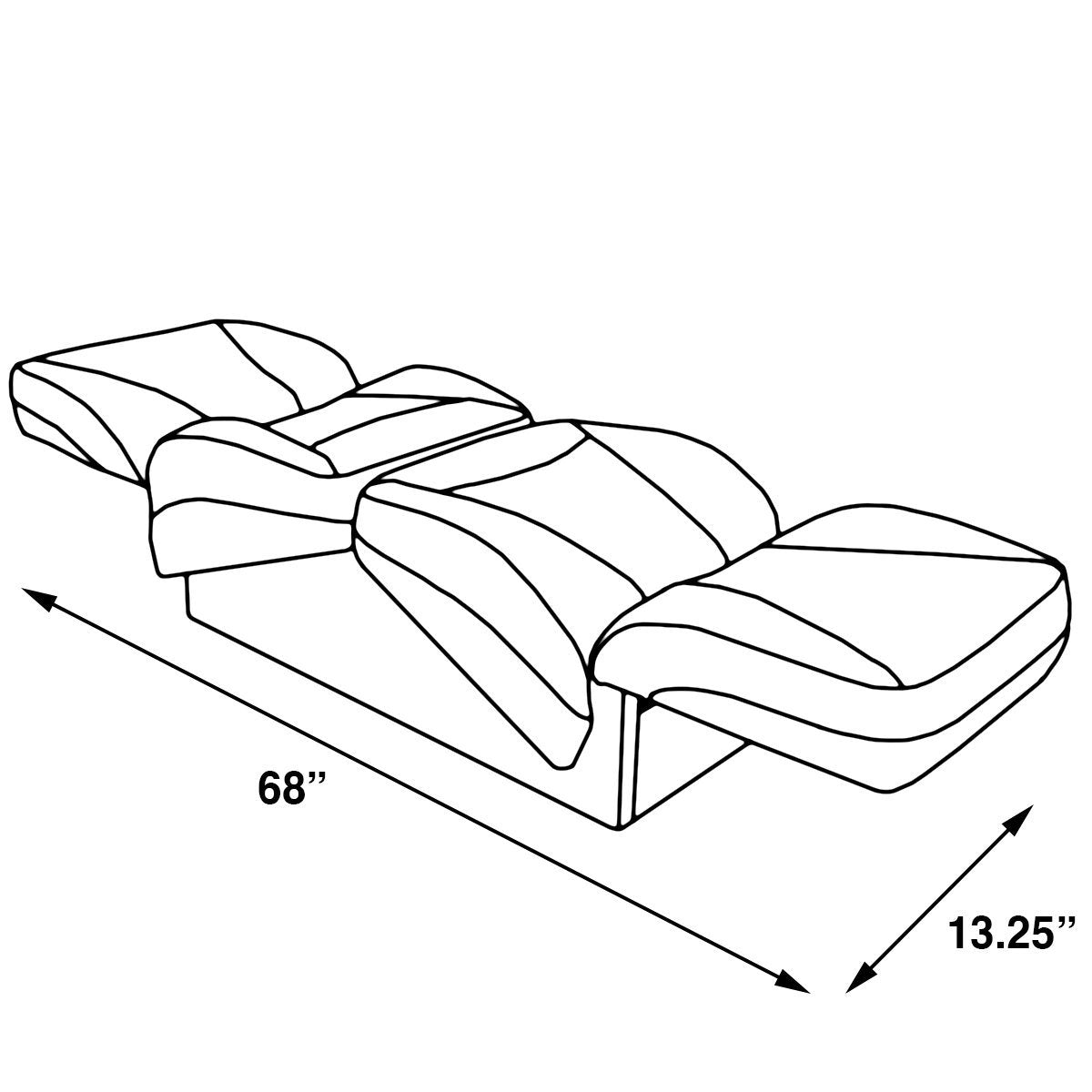 Luxury Bayliner Boat Seats with Base and Hinge