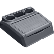 charcoal bass boat center storage console and step