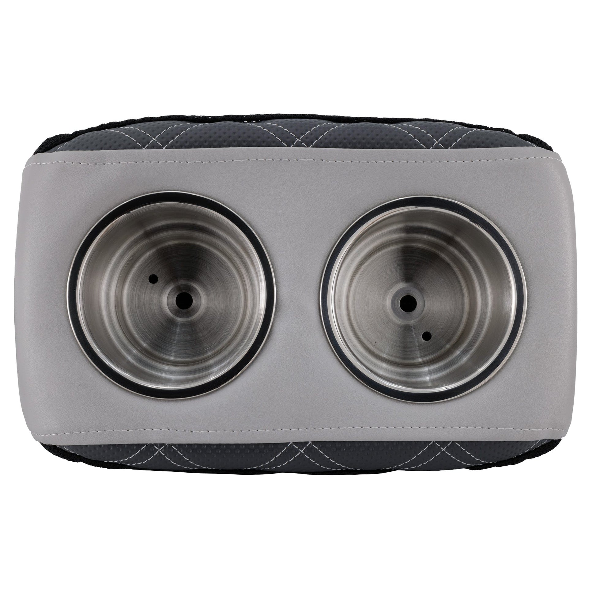 DeckMate Luxury Pontoon Cup Holders top #color_charcoal & gray