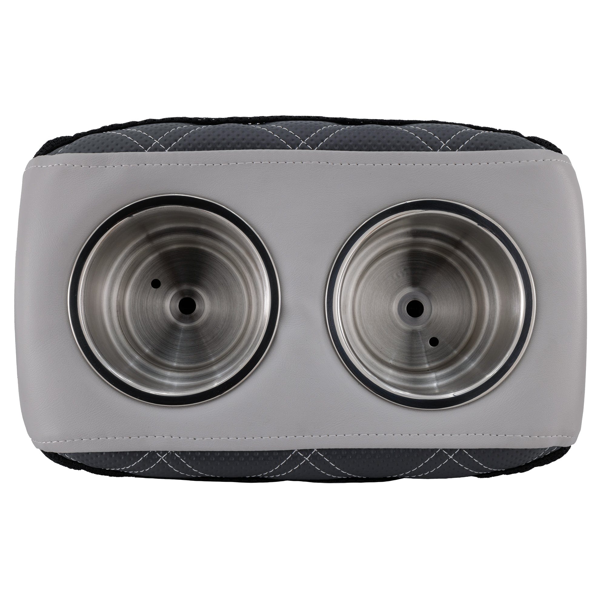 DeckMate Luxury Pontoon Cup Holders top #color_charcoal & gray