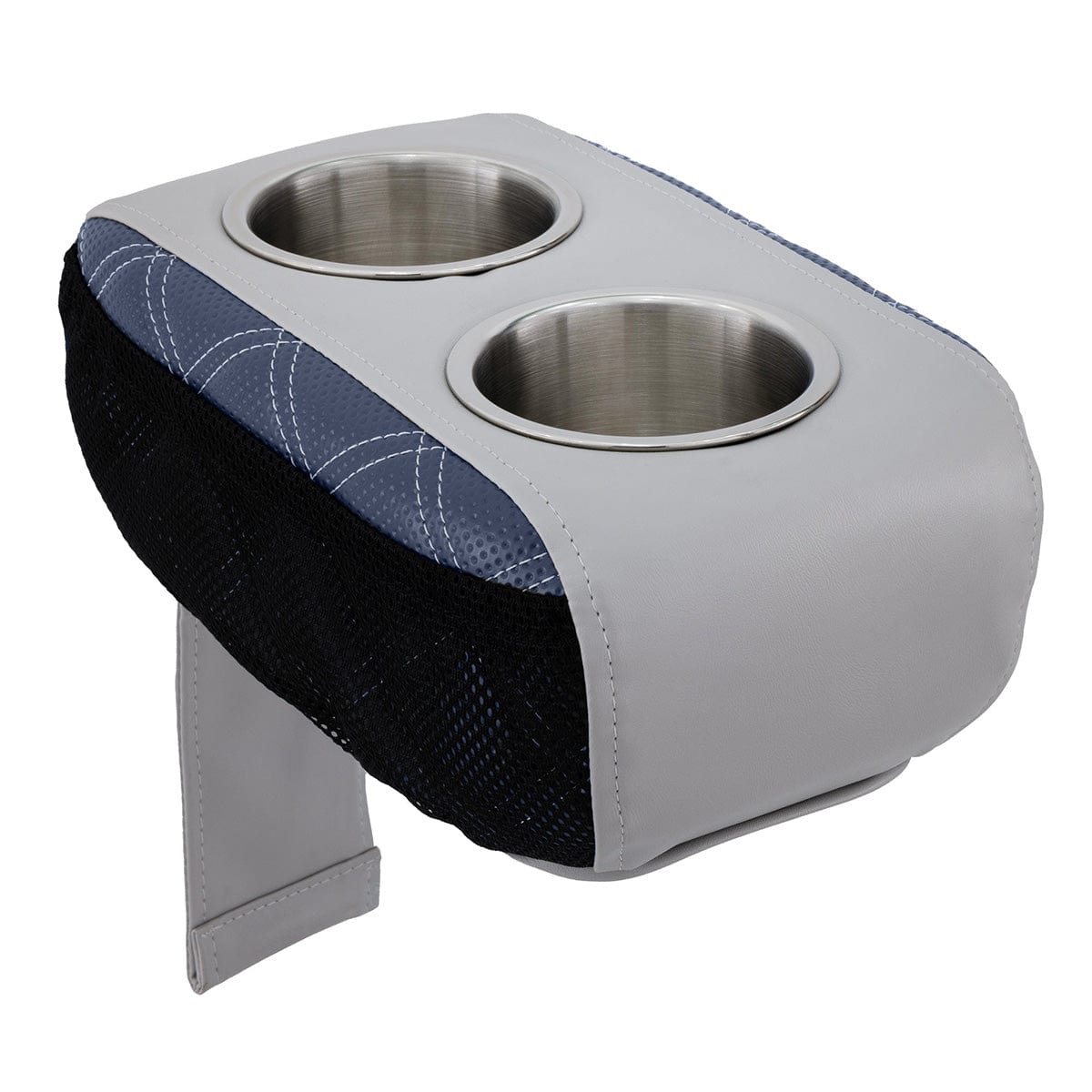 DeckMate Luxury Pontoon Cup Holders open #color_navy & gray