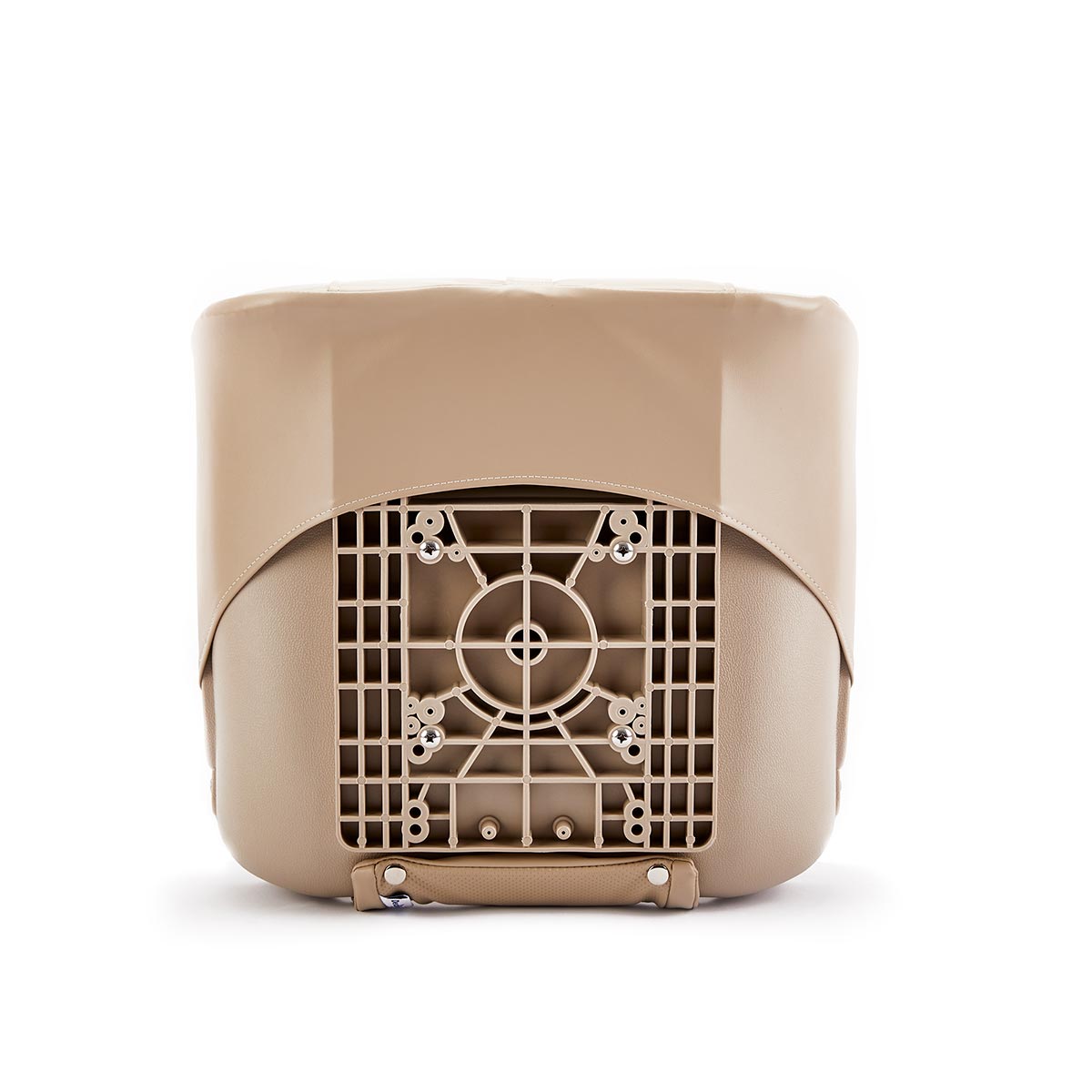 Deckmate Clam Shell Fishing Boat Seat Gray Marine Grade Vinyl for sale