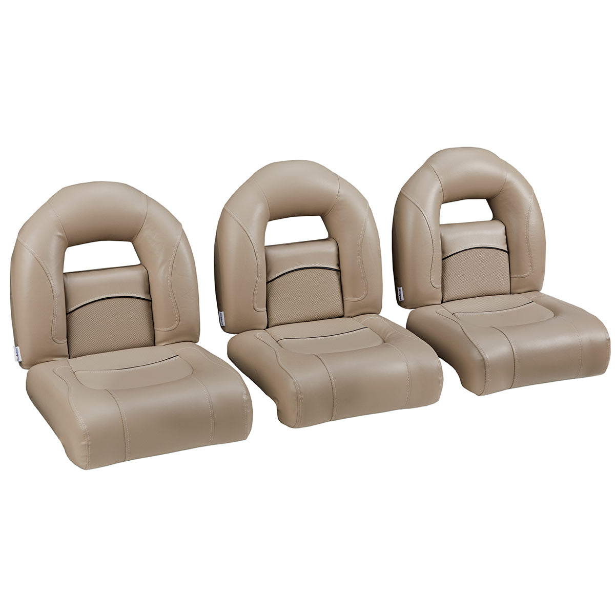 DeckMate Compact Bass Bench Seats 3 wide #color_tan