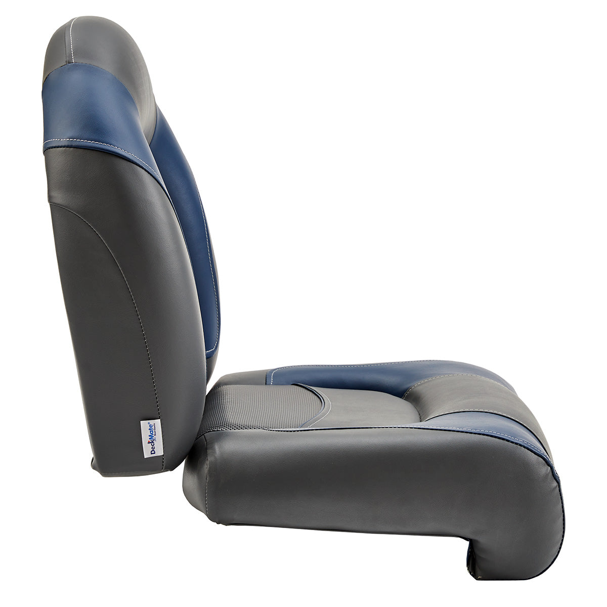 DeckMate Bass Boat Bucket Seat profile #color_charcoal & blue