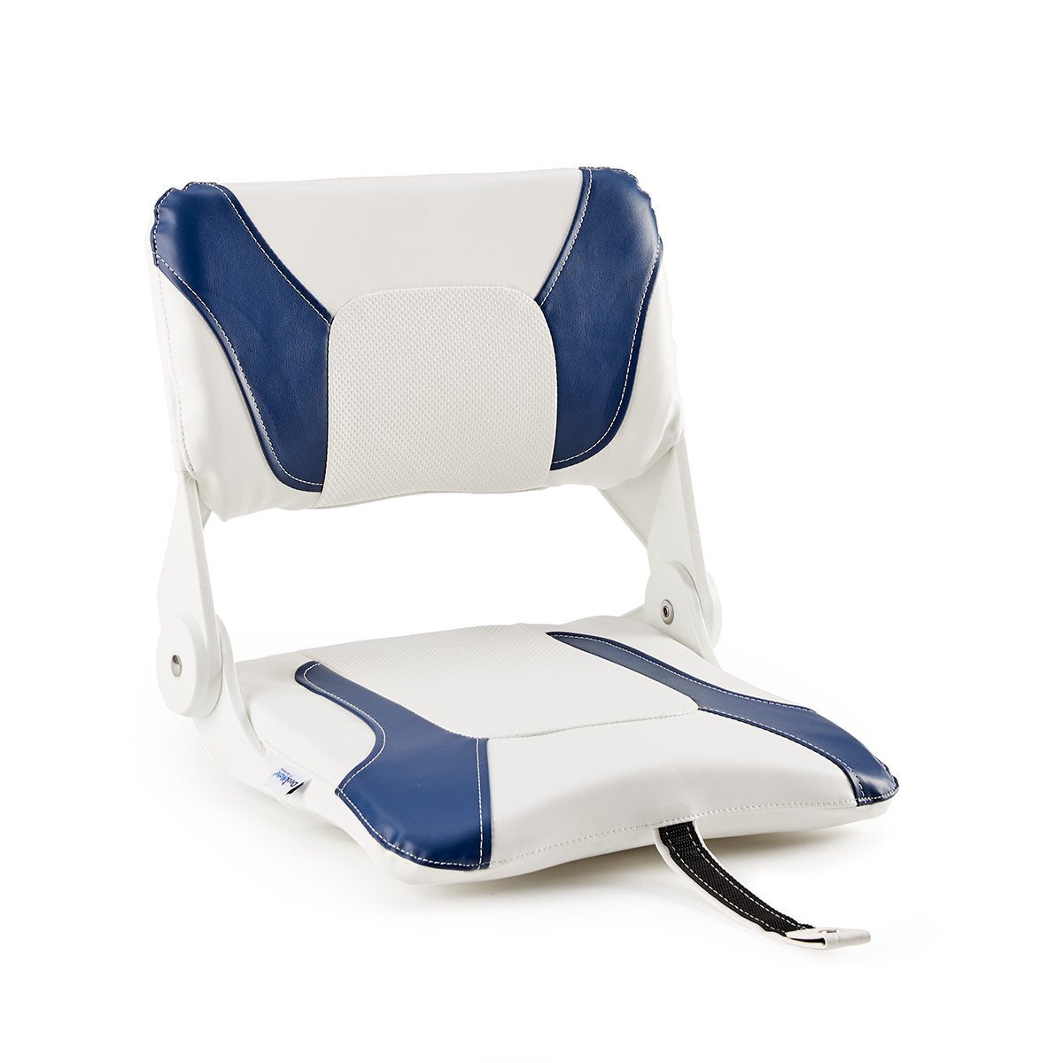 Thin Folding Boat Fishing Seat #color_white & blue