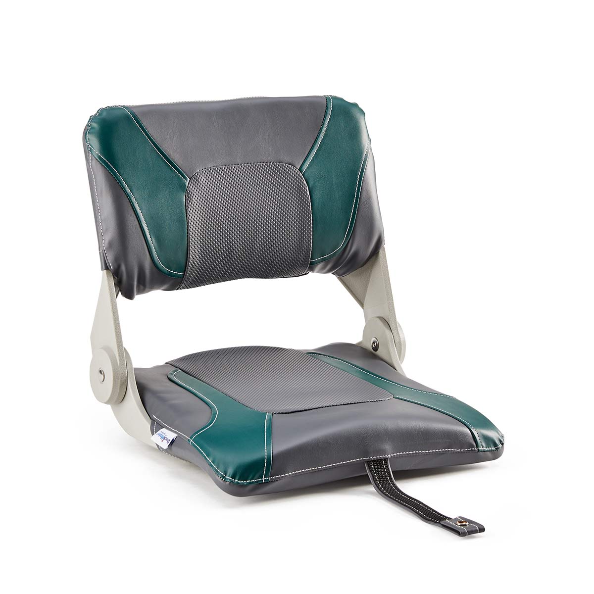 Thin Folding Boat Fishing Seat #color_charcoal & green