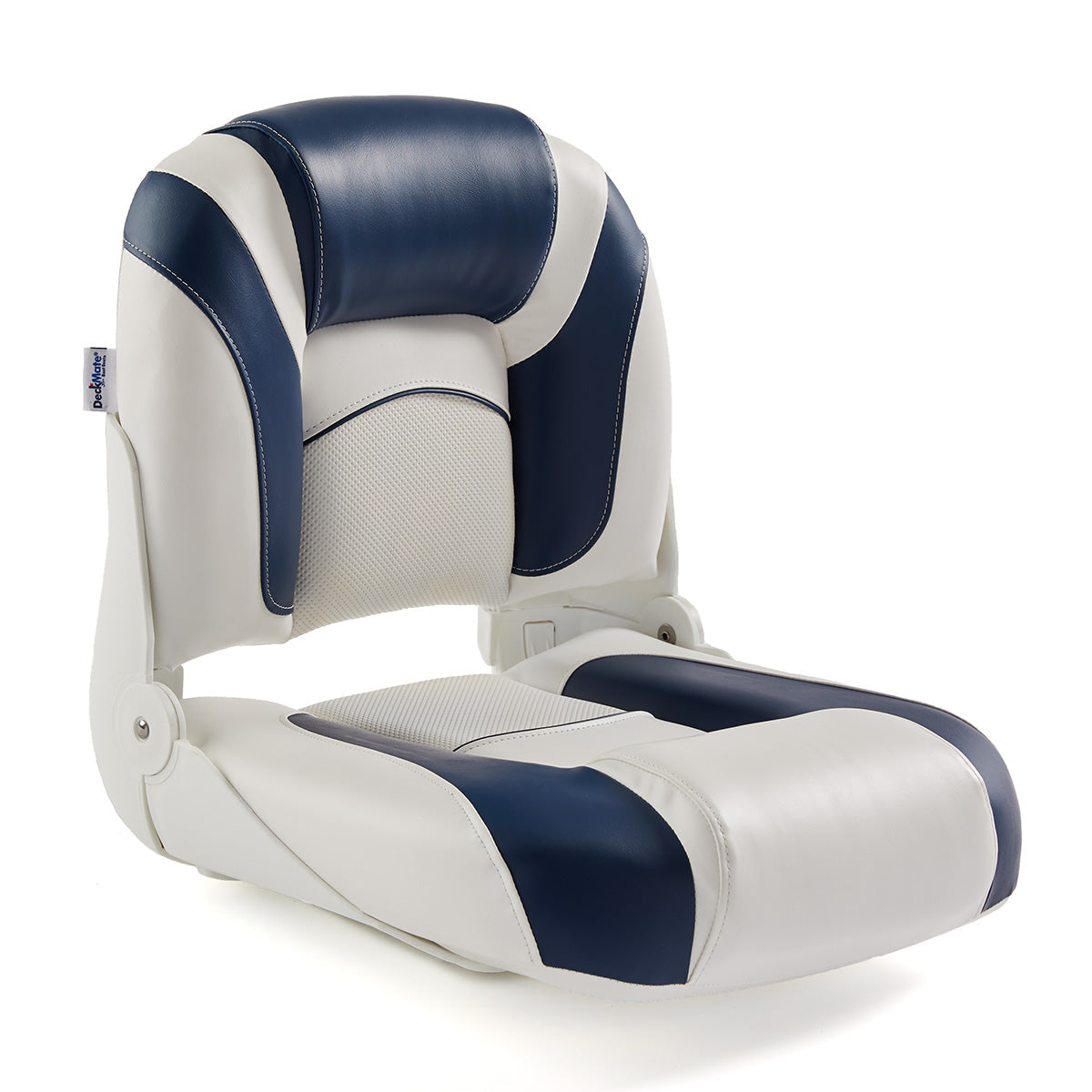 DeckMate Pro Angler Fishing Seat #color_white & blue