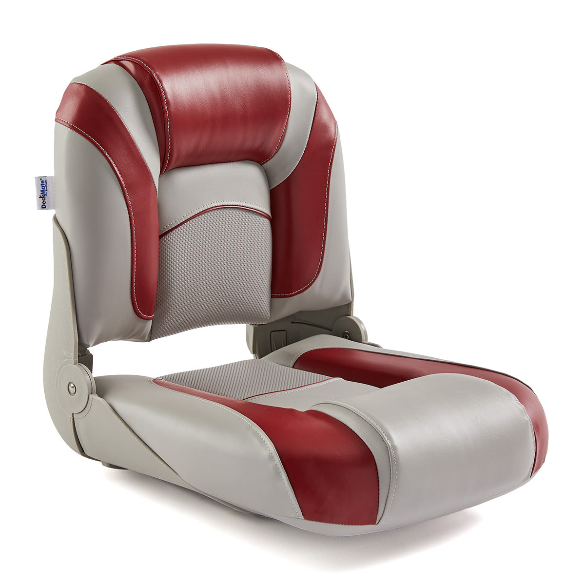 DeckMate Pro Angler Fishing Seat #color_gray & red