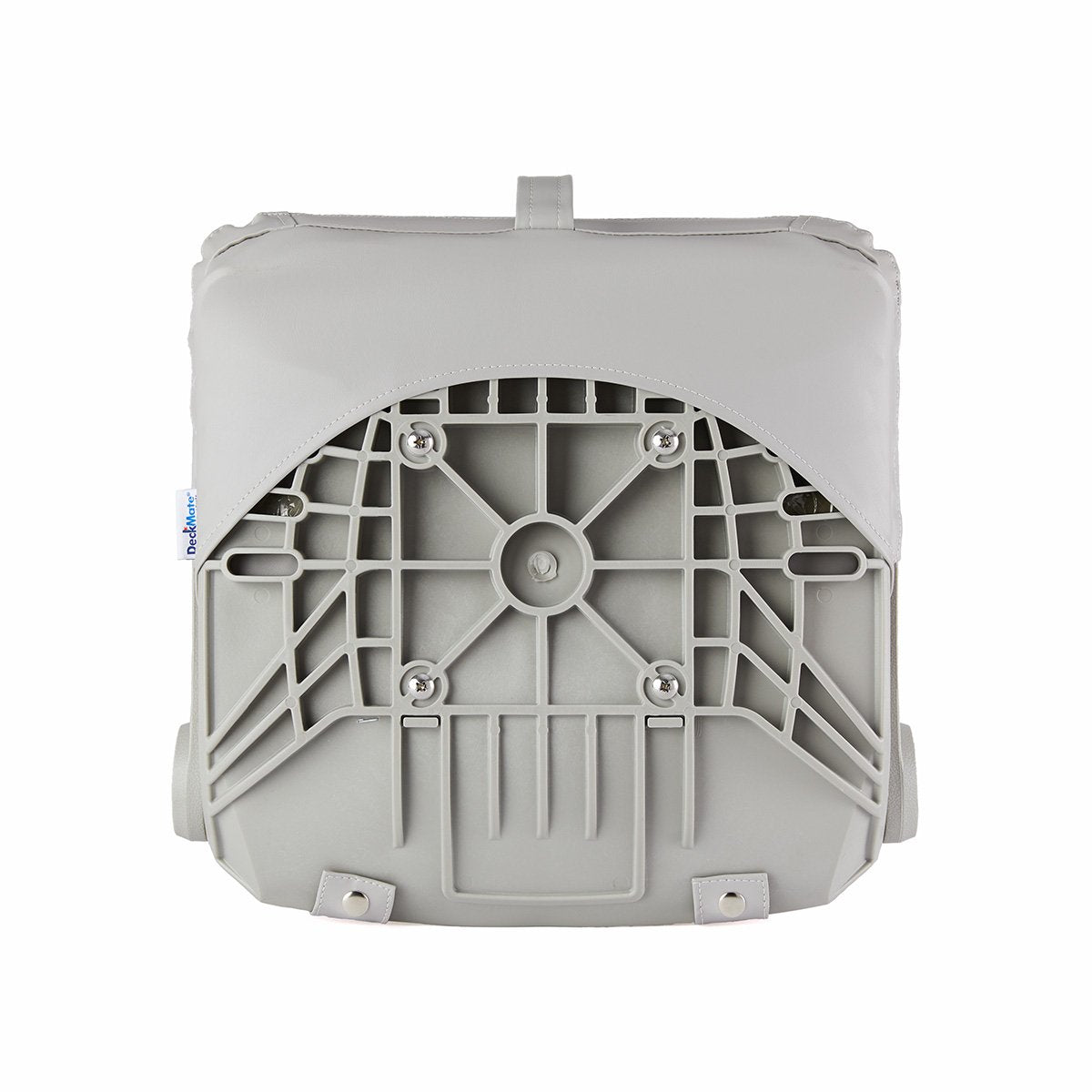 DeckMate Compact Folding Cushion Fishing Boat Seat White Marine Grade Vinyl for sale