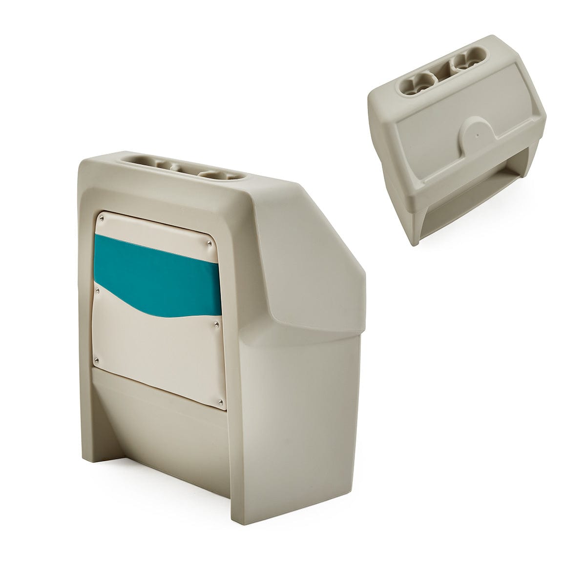 Ivory & Teal Base Console #color_ivory & teal