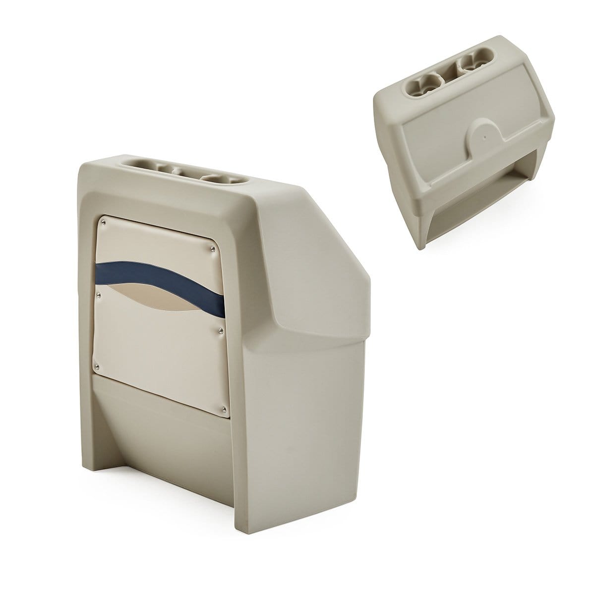 Ivory, Blue & Tan Console Base Only #color_ivory, blue & tan