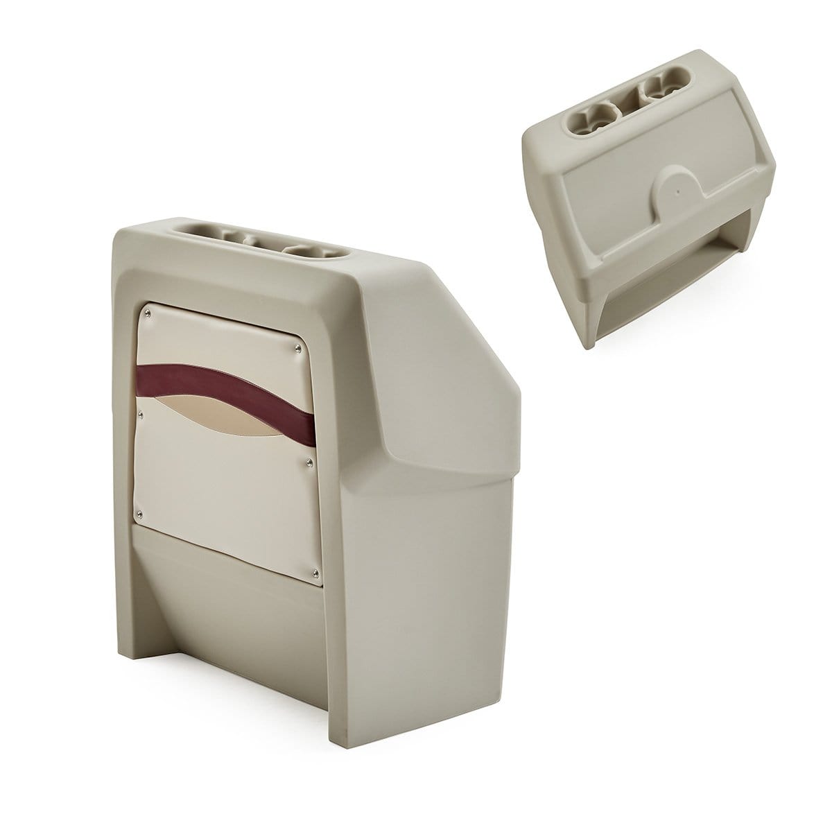 Ivory, Burgundy & Tan Console Base Only #color_ivory, burgundy & tan