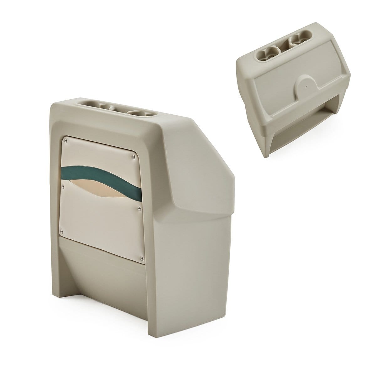 Ivory, Green & Tan Console Base Only #color_ivory, green & tan