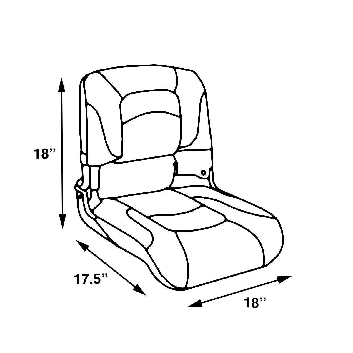Clam Shell Fishing Seats