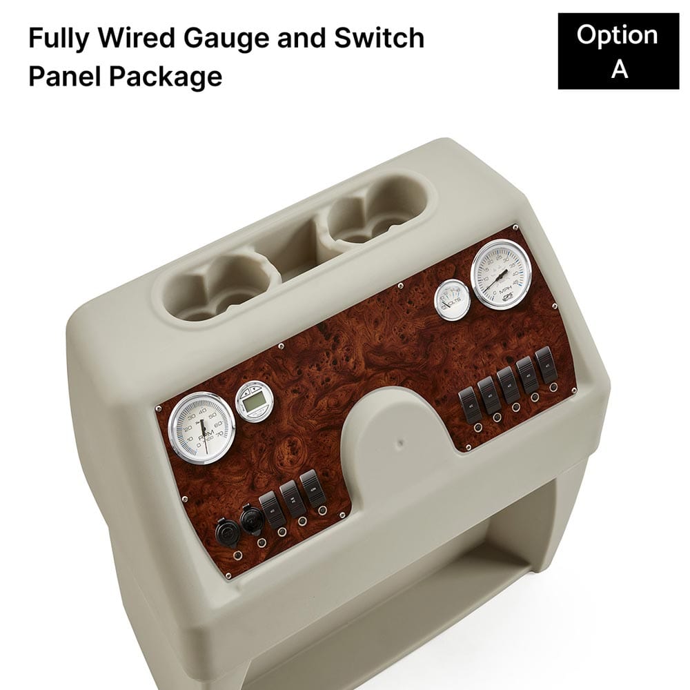 Ivory, Tan & Beige Fully Wired Panels Burlwood #color_ITB