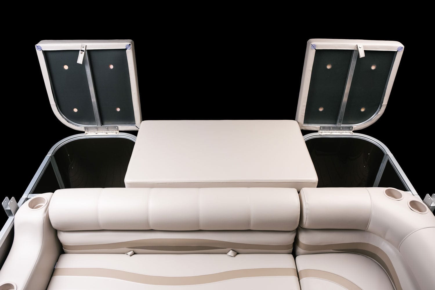 Full Width Sun Deck Bow - 8' Wide Pontoon Fence Railing Package