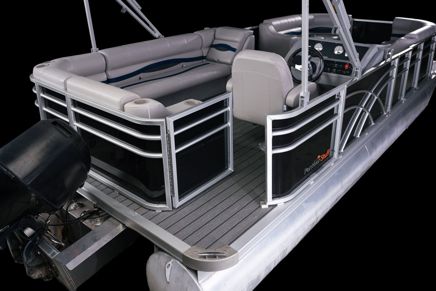36" Premium Large Bow Radius Pontoon Seats