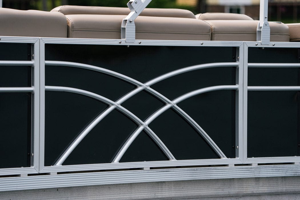 Stern Entry Square - 8' Wide Pontoon Fence Rail Package