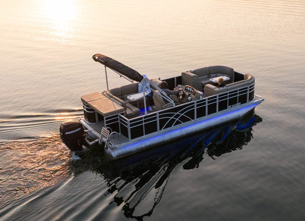 Stern Entry Bow - 8' Wide Pontoon Fence Rail Package