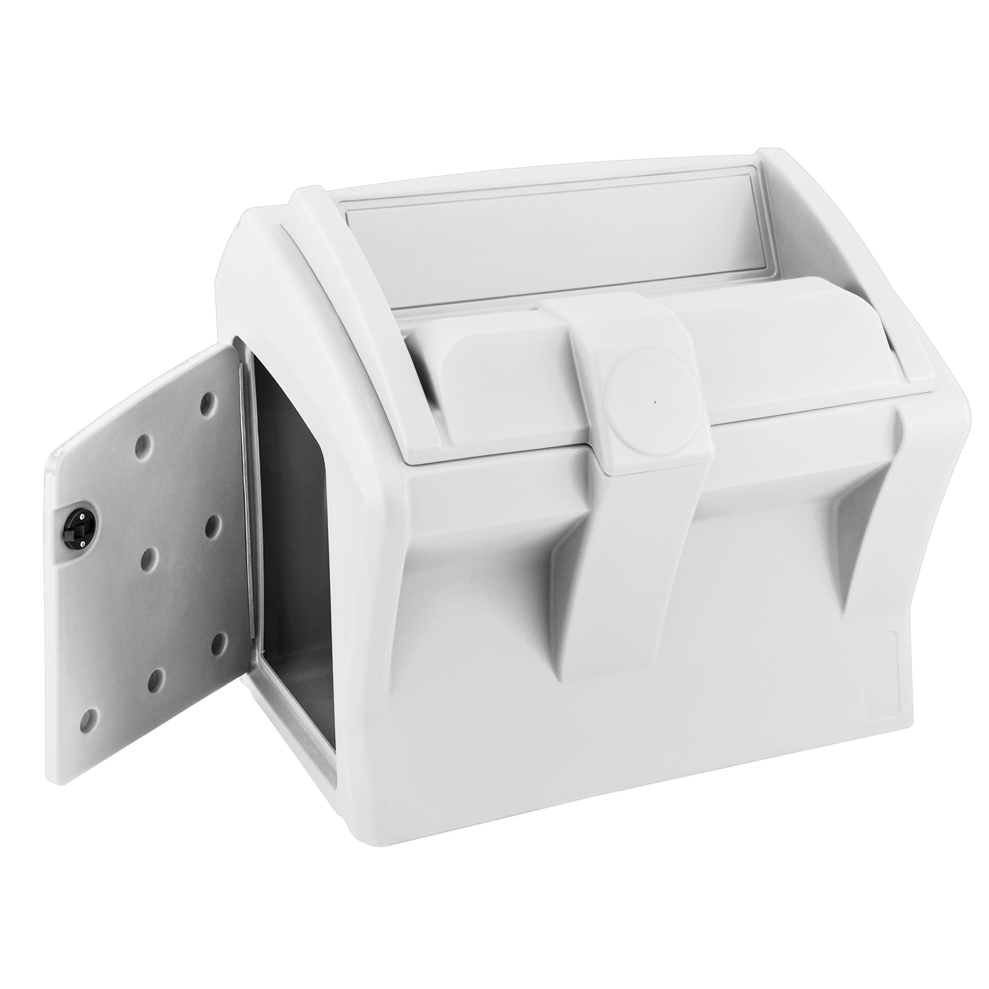 White Console Opened Door #color_white