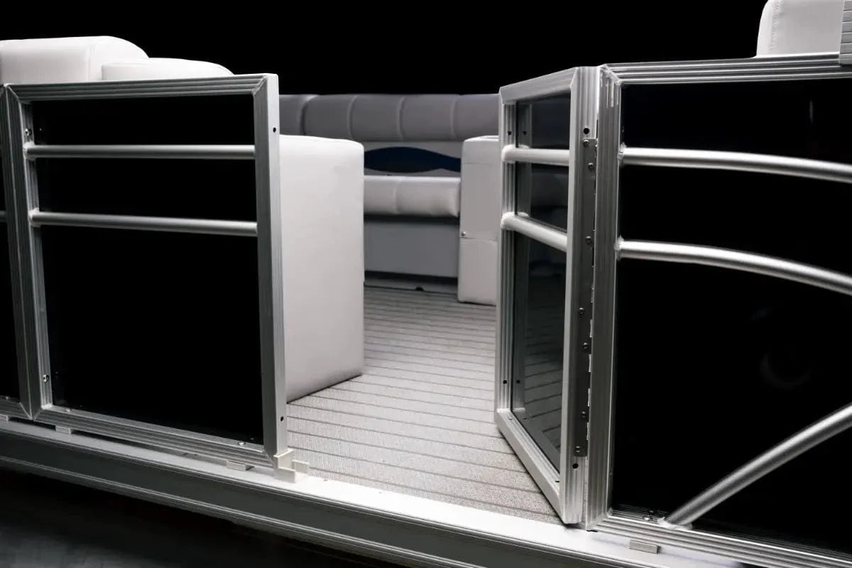 Full Width Sun Deck Bow - 8' Wide Pontoon Fence Railing Package