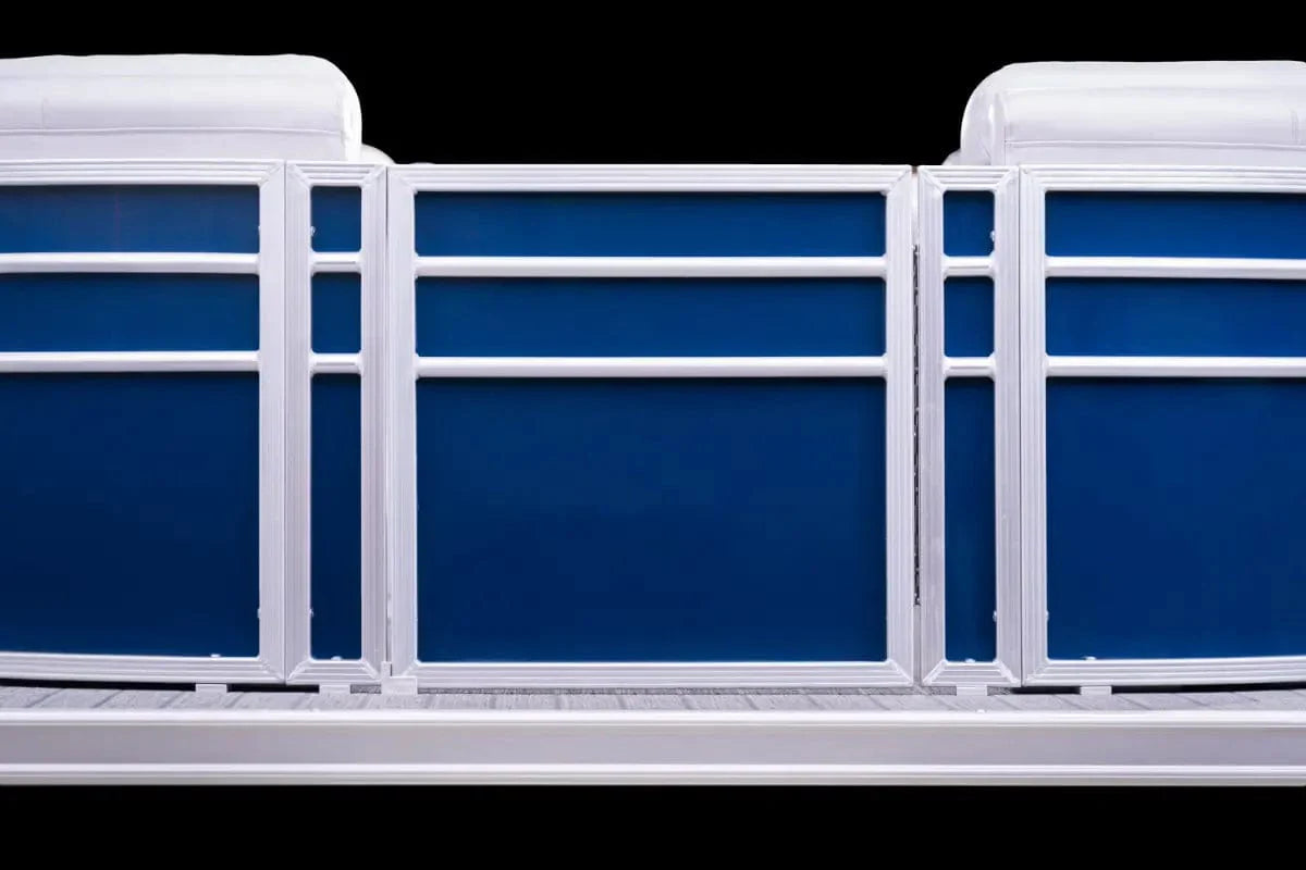 Stern Entry Sun Deck Bow - 8' 6" Wide Pontoon Fence Rail Package