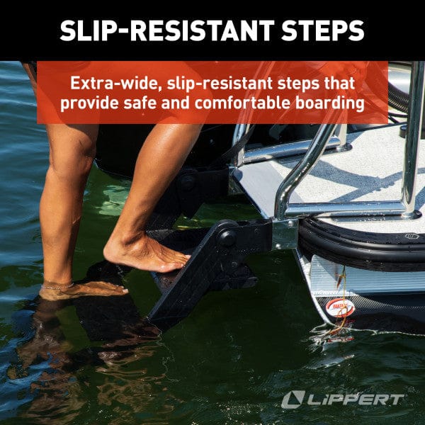 Lippert SureStep Pontoon Boat Ladder
