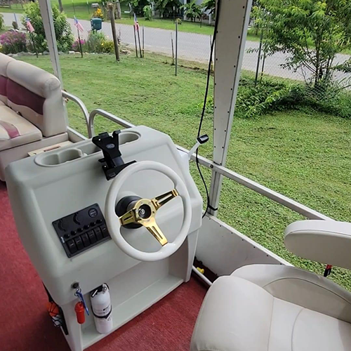 Premium Pontoon Boat Console Base