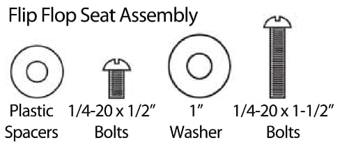 Classic Flip Flop Pontoon Boat Seats