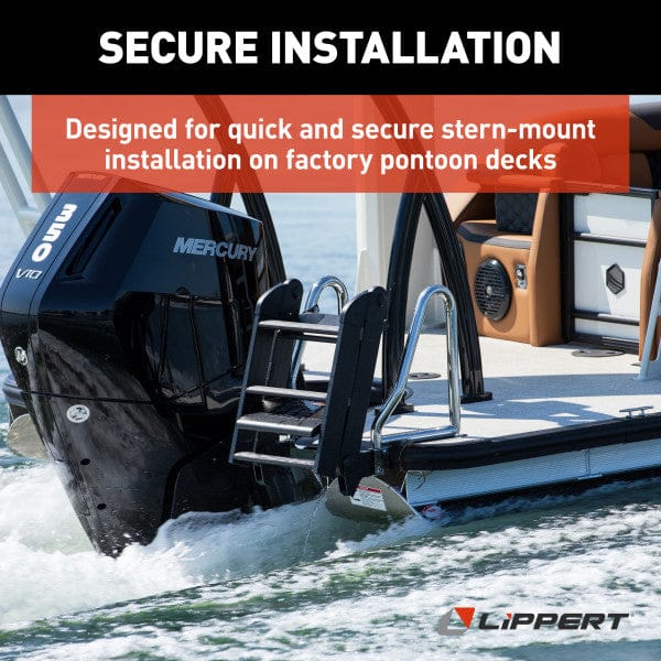 Lippert SureStep Pontoon Boat Ladder
