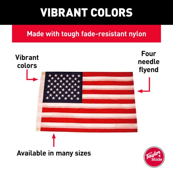 Sewn American Flag