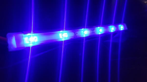 DeckMate Pontoon Boat Under Seat Lights close up 