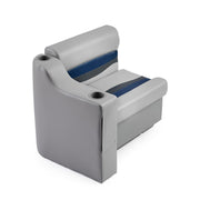 DeckMate Classic Pontoon Boat Armrest with bench #color_gray