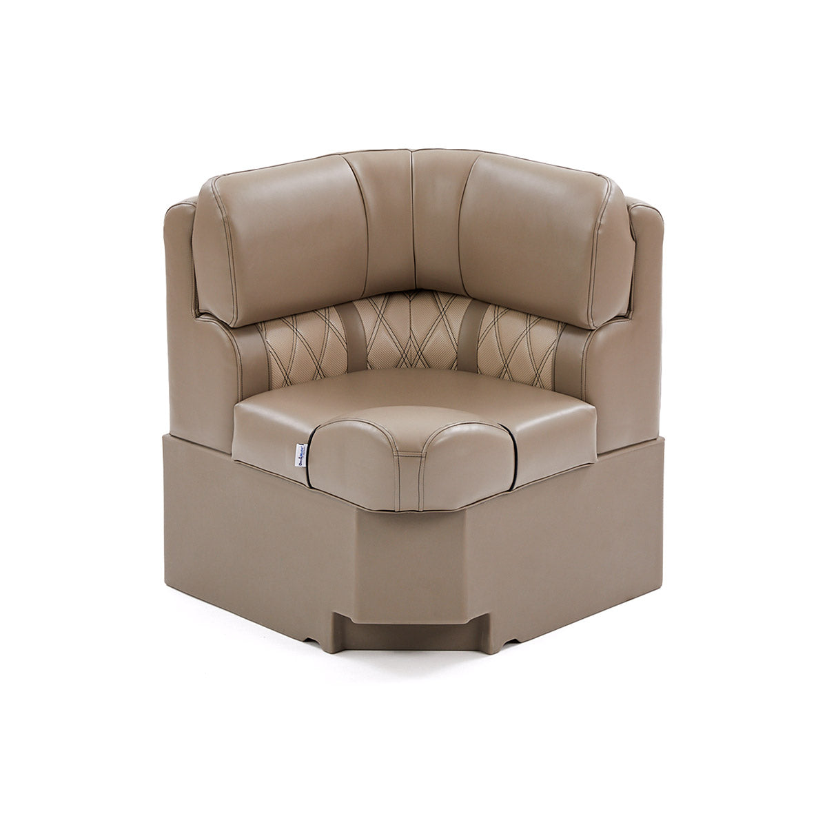 DeckMate Luxury Corner Seat #color_tan & beige