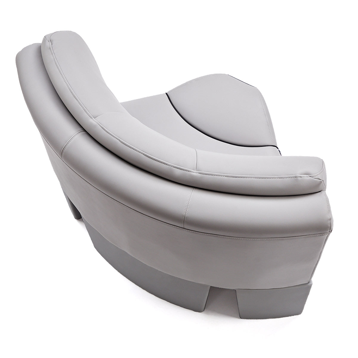 DeckMate Luxury Radius Corner Seat top #color_charcoal & gray