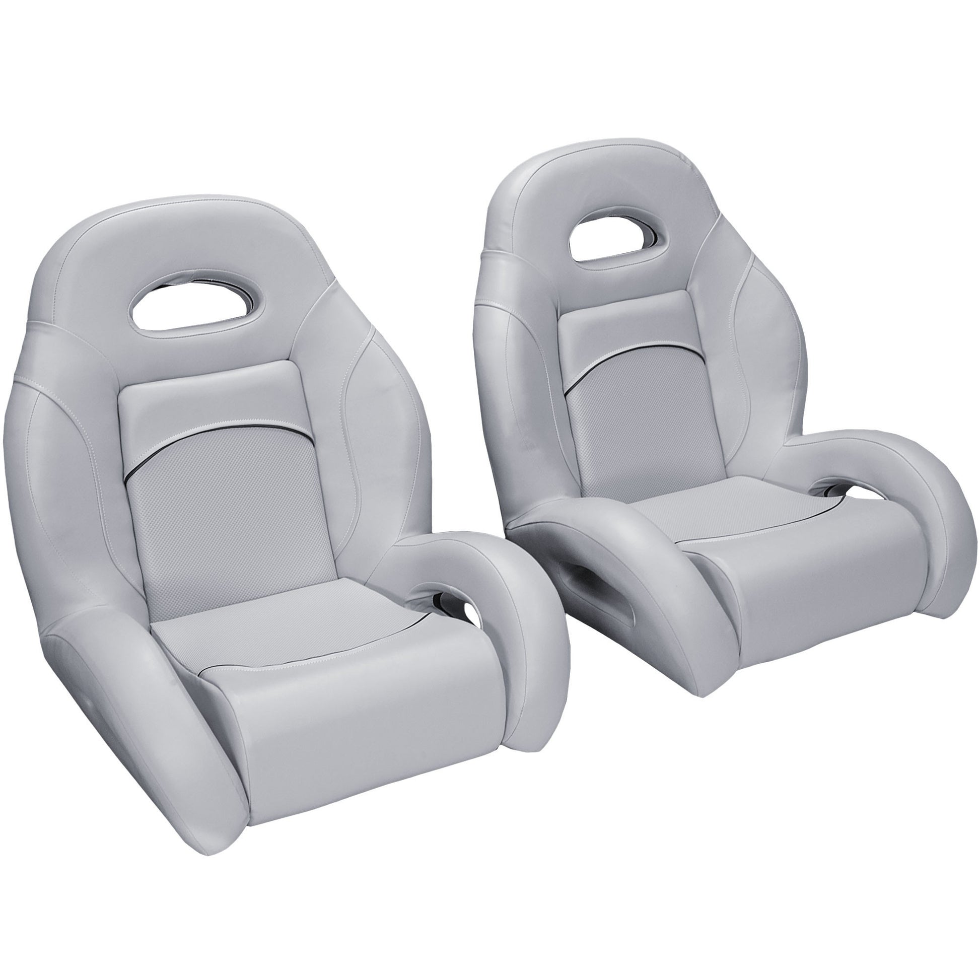Gray Bass Boat Seats