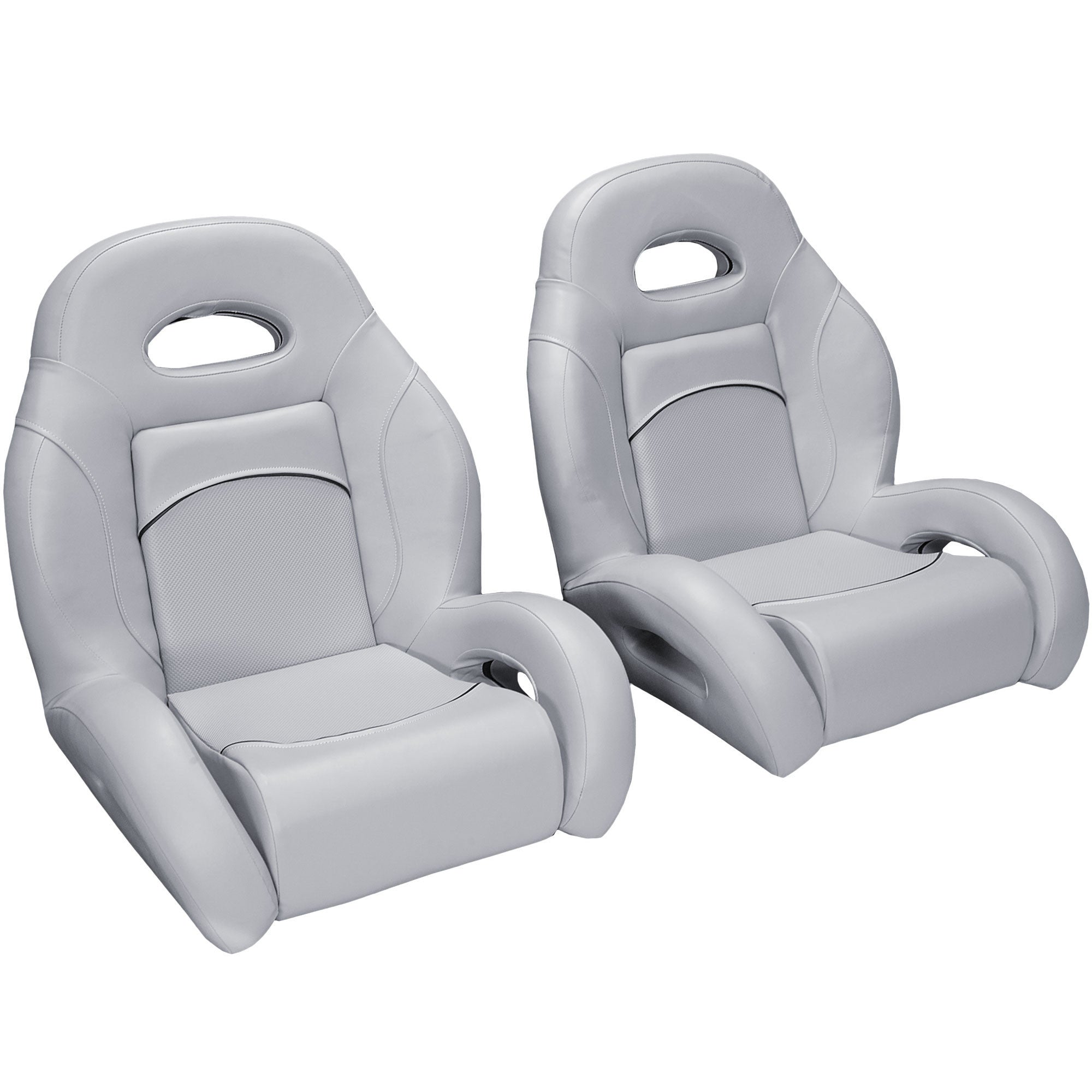 Gray Bass Boat Seats