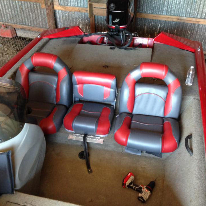 61" Bass Boat Bench Seats