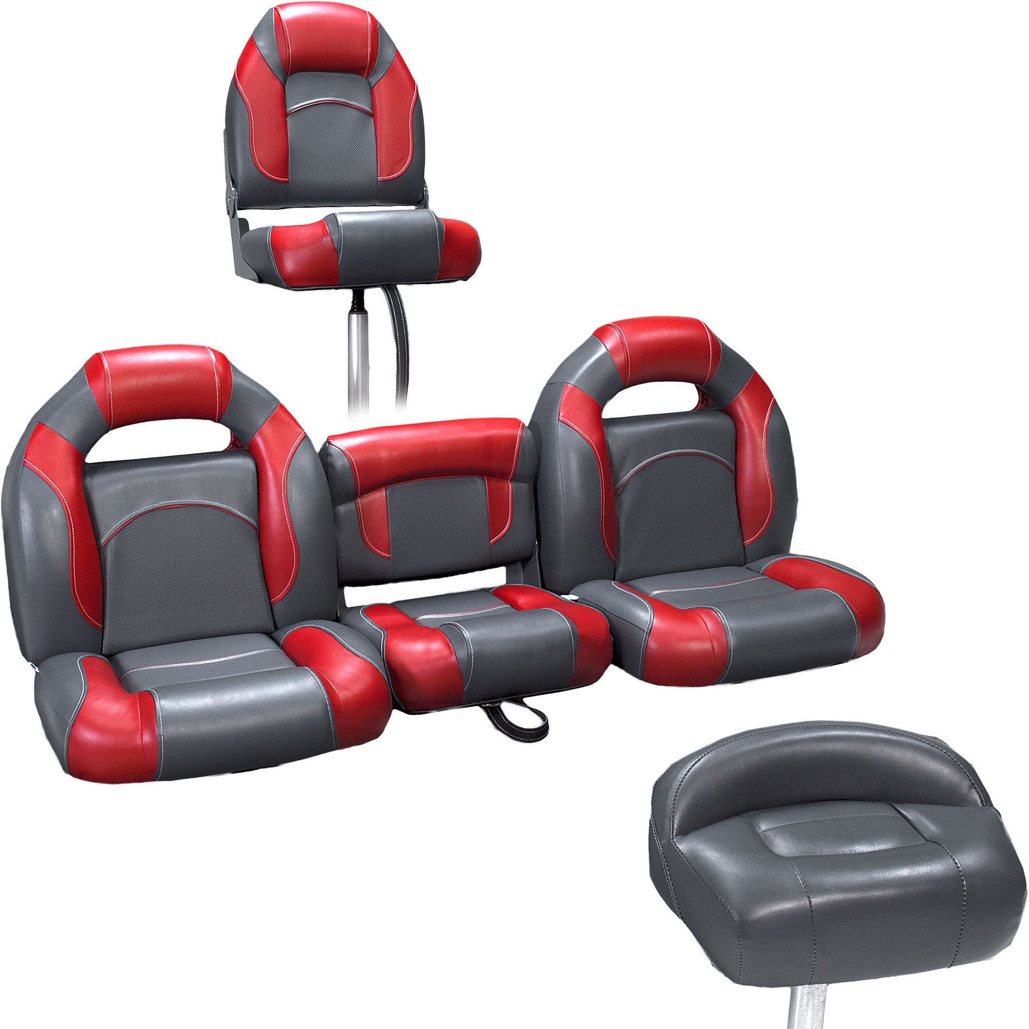 61" Bass Boat Seat Package