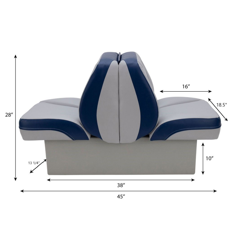 Luxury Bayliner Boat Seats with Base and Hinge