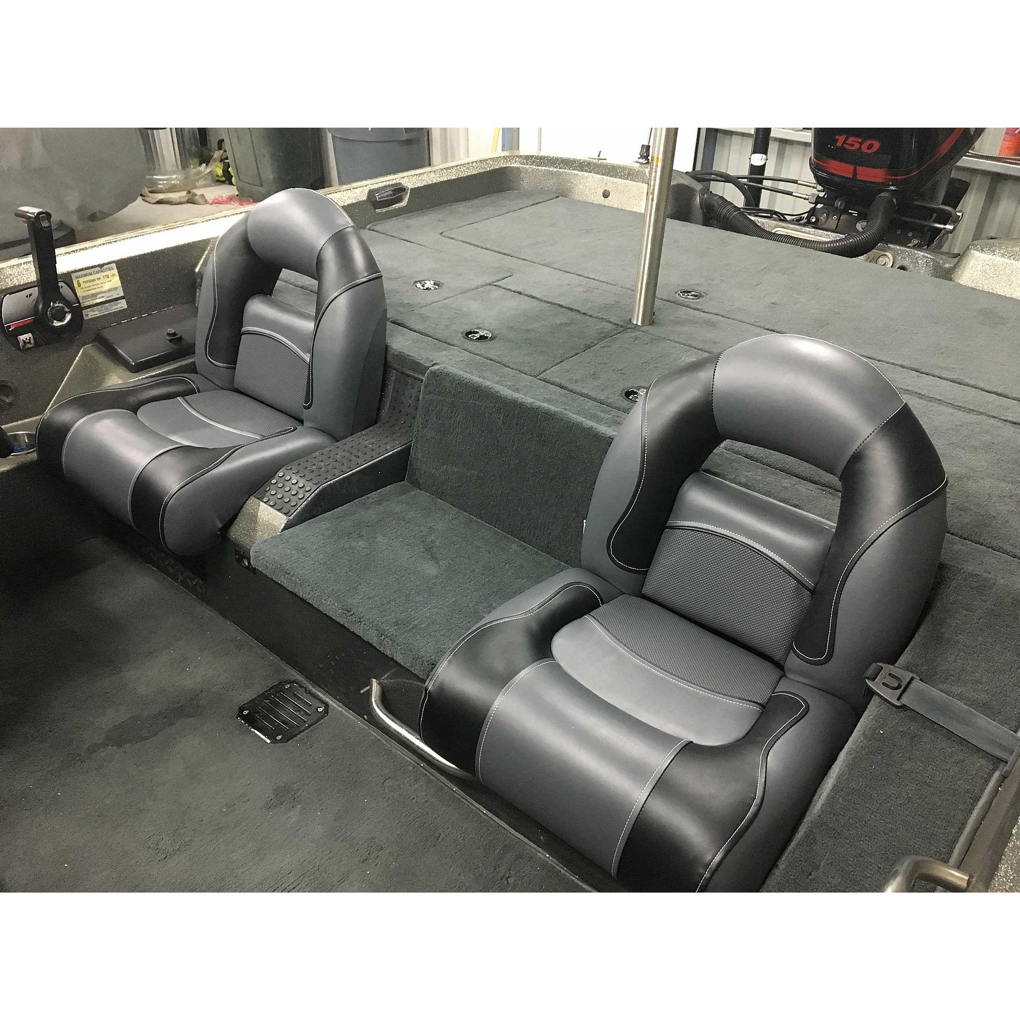 57" Compact Bass Boat Seats