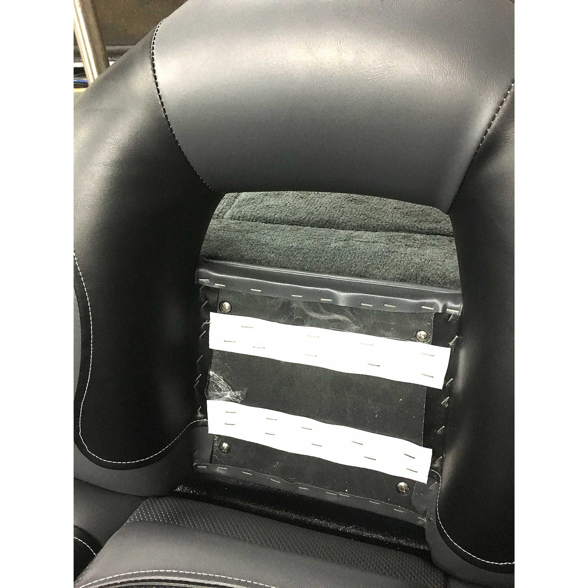 Removable cushion allows you to screw into wall.