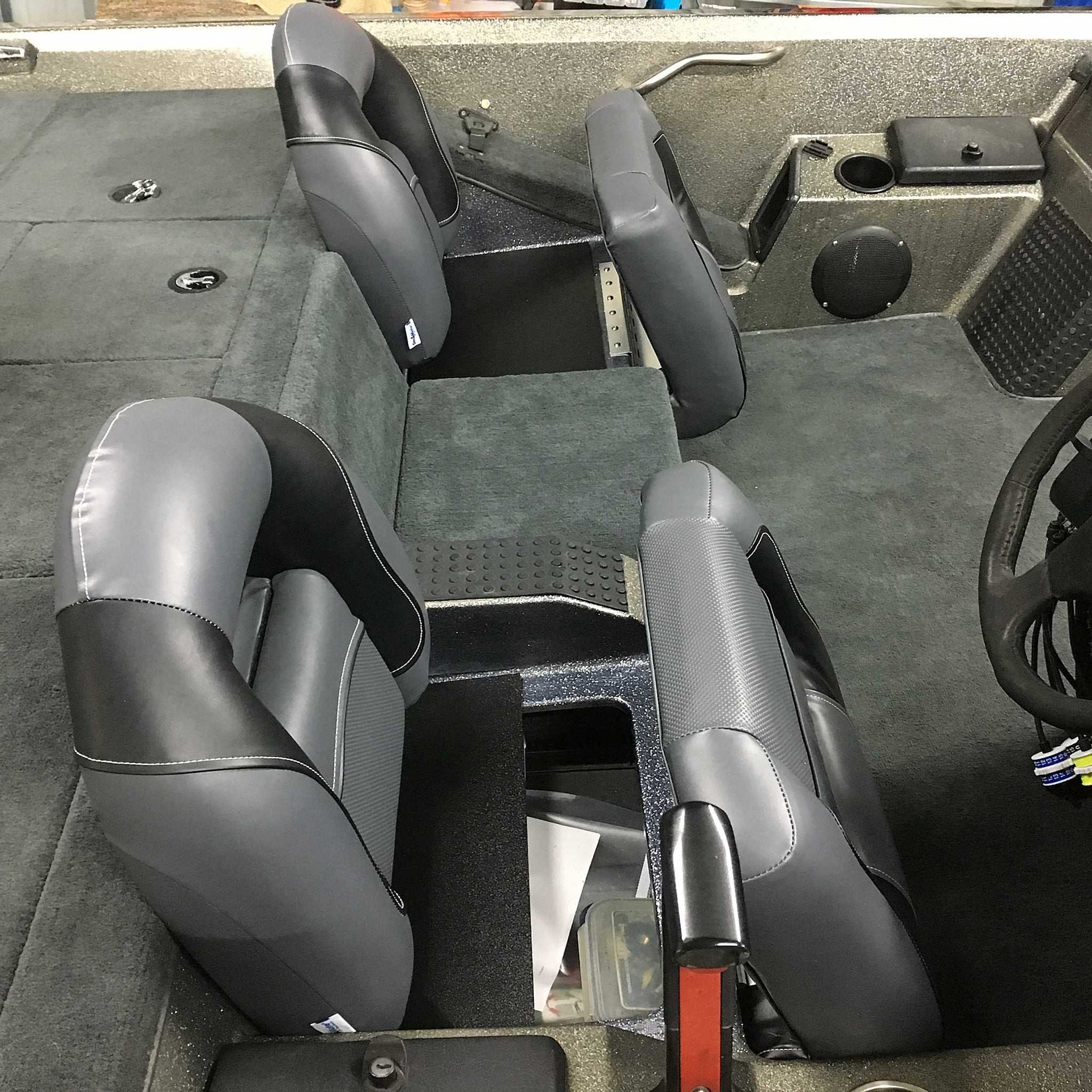 64" Compact Bass Boat Seats