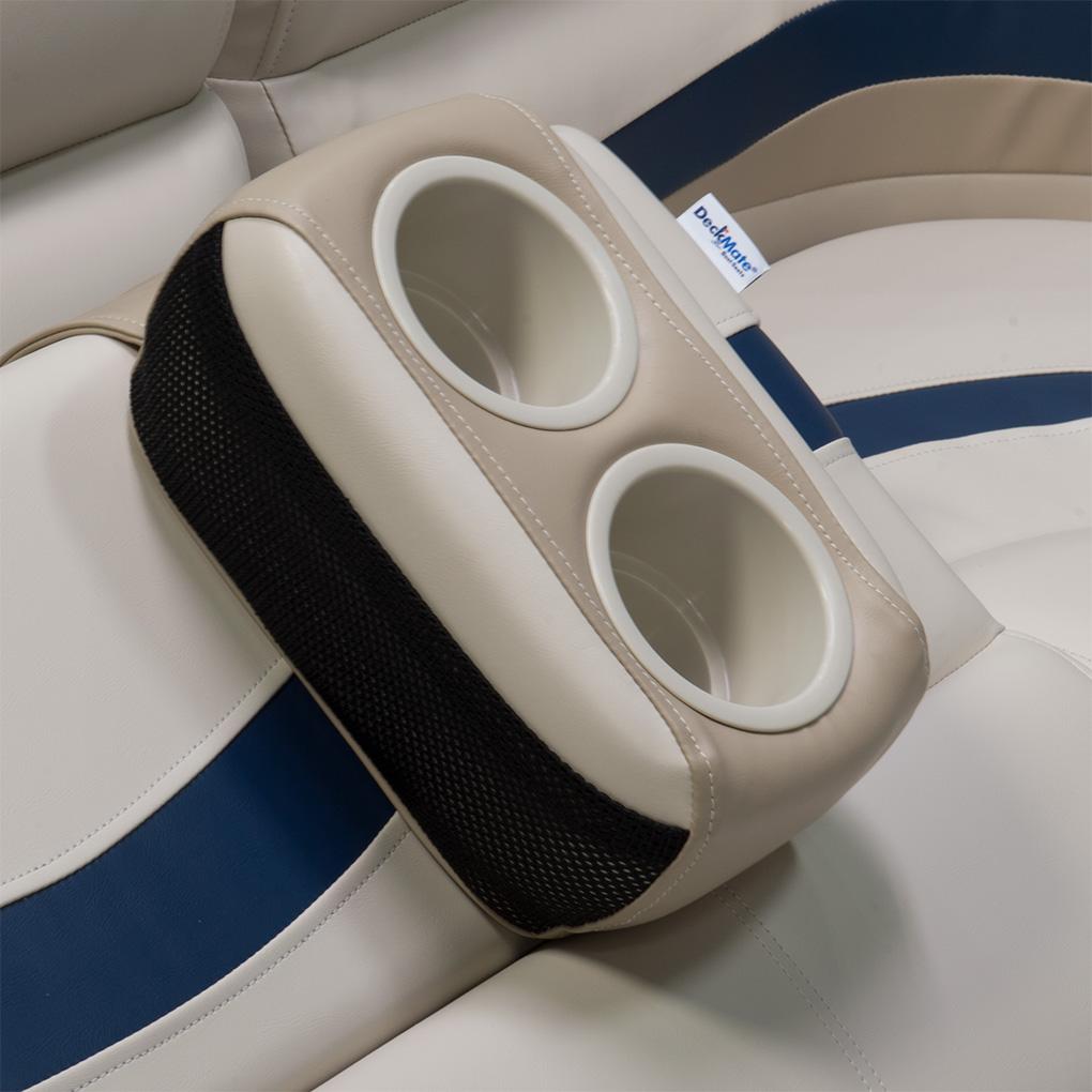 DeckMate Premium Pontoon Cup Holders lean #color_ivory